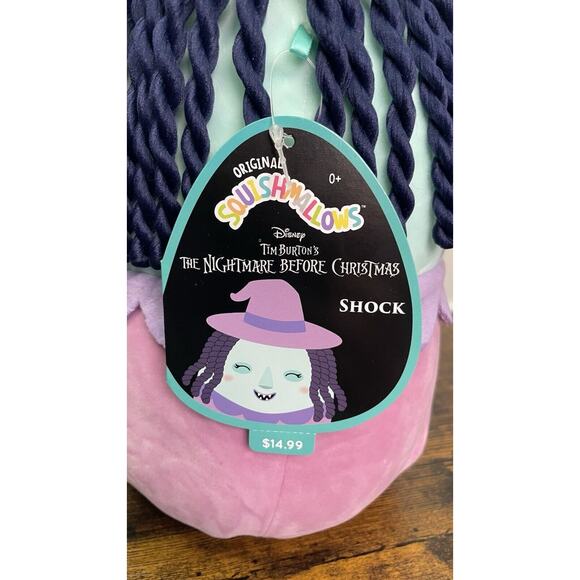 NEW Squishmallows Disney Nightmare Before Christmas Shock 13" Halloween Plush - Picture 5 of 11